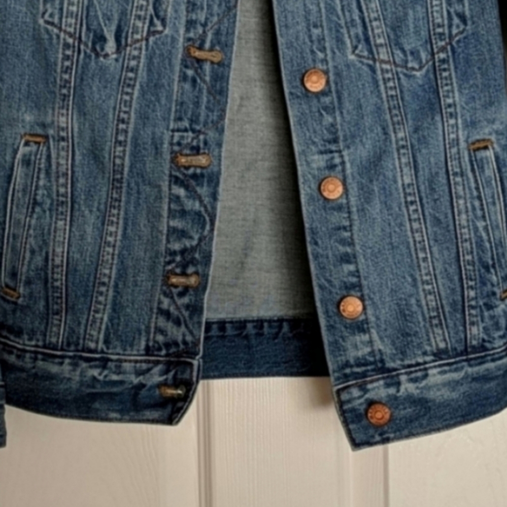 Madewell Medium Wash Denim Jacket XS - Picture 5 of 8